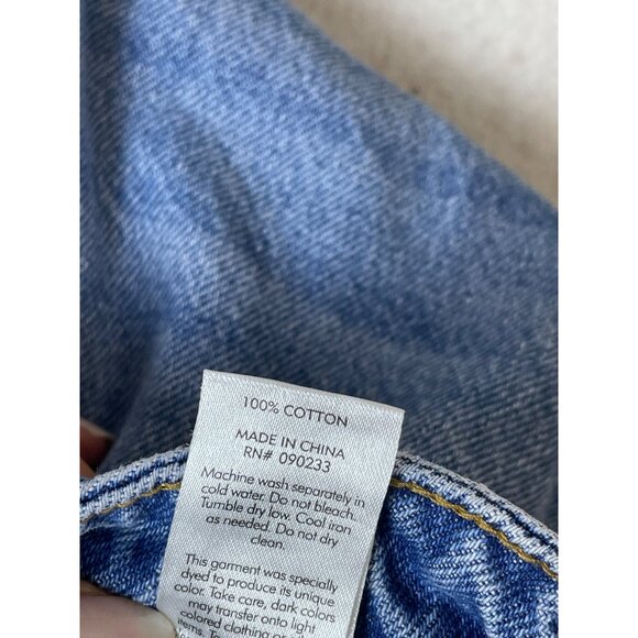 Pacsun Women's Blue Washed Mom Jeans Pants Sz 22 - Picture 7 of 9